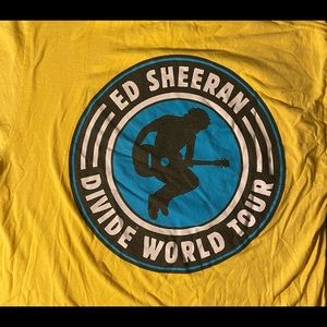 Ed Sheeran Divide World Tour Merch